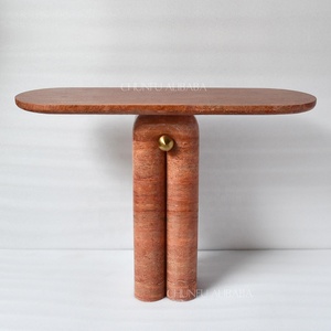 Oem ODM đồ nội thất sang trọng khách sạn nhà phòng khách hiện đại bàn ăn đặt travertine đá cẩm thạch Bảng điều khiển - Product Image 3