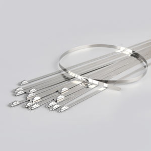 Attache-câble métallique à fermeture éclair, revêtement anti-échappement, 100 pièces, attache-câble multi-usages, attache-câble métallique à verrouillage, attache-câble en acier inoxydable de 4,6 mm - Product Image 6