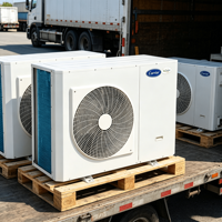 Unité de condensation refroidie par air R410A à conversion de fréquence DC complète pour système de refroidissement de chambre froide