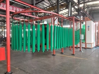 Rouleau de transport en acier anti-friction personnalisé CE, doublement étanche et durable, pour système de manutention de matériaux miniers