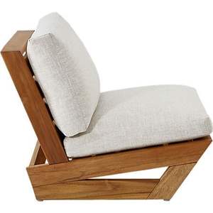 Canapé d'extérieur, villa en teck, jardin dans une cour extérieure, chaise longue de loisirs, balcon en plein air, mobilier en bois anti-corrosion - Product Image 3