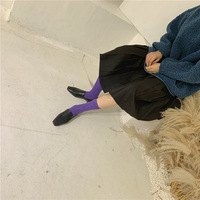 Fashional brillant étincelle robe courte Socken dames coton paillettes chaussettes Lurex femme chaussettes