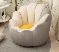 Pouf-canapé moderne en tissu pour enfants, pliable, idéal pour la lecture et le sommeil dans la chambre