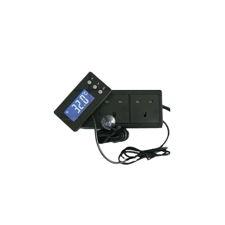HC-210 Pet sürüngen nem kontrol cihazı yüksek hassasiyetli dijital LED sıcaklık kontrol mikrobilgisayar termostat