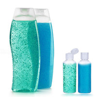 Bouteille en plastique transparente PET avec bouchon à rabat blanc pour emballage cosmétique, 10 ml, 15 ml, 20 ml, 25 ml, 30 ml, 50 ml, 60 ml, 100 ml, 120 ml