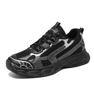 Zapatillas de Lujo de Diseñador para <span class=keywords><strong>Hombre</strong></span> con Cordones, Malla Transpirable, Aumento de Altura, Antideslizantes, para Correr, Color Sólido, Deportivas, para Caminar, ¡Oferta Caliente! - Product Image 6