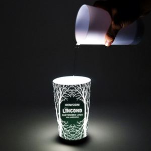 Copa de Vino de Plástico Luminosa LED con Inducción de Color Cambiante, Personalizable con Logotipo, para Bar, KTV, Restaurante - Product Image 2