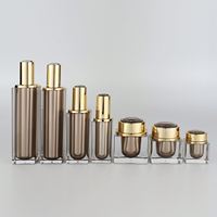 Pots cosmétiques vides en acrylique et PP avec couvercle doré, qualité garantie, 15g, 30g, 50g – Emballage unique pour soins de la peau, crème pour les yeux, lotion, crème