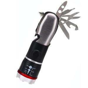 Lampe torche tactique multifonction tout-en-un LED pour voitures, <span class=keywords><strong>camping</strong></span> d'urgence avec brise-vitre et <span class=keywords><strong>coupe</strong></span>-ceinture de sécurité - Product Image 1