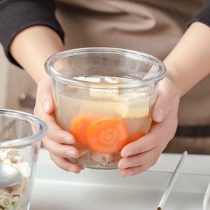 Kitchen &amp;Tabletop Necessities <strong>Borosilicate</strong> 700ml Glass Food Container <strong>With</strong> PP Airtight <strong>Lids</strong> Baby Glass Food Box Office Soup <strong>Bowl</strong> - Product Image 5