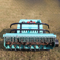 Tondeuse à gazon télécommandée sur chenilles en caoutchouc diesel 80 cm 100 cm, prise en charge de la personnalisation OEM