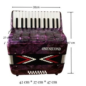 JELO IRT-1625 Bandonéon <span class=keywords><strong>concertina</strong></span> 16 basses 25 touches Clavier accordéon <span class=keywords><strong>Instrument</strong></span> accordéon pour débutants - Product Image 1