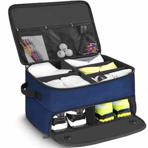 Waterproof Car Storage Pouch <b>Container</b> <b>Travel</b> Bag Shoe Organizer with Multi-Pocket Design - Product Image 1