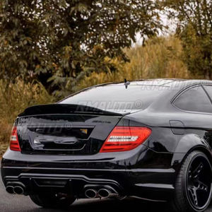 Aileron de coffre arrière style R en ABS pour Mercedes-Benz W204 berline 4 portes C350 C63 AMG 2008 2009 2010 2011 2014 - Product Image 6