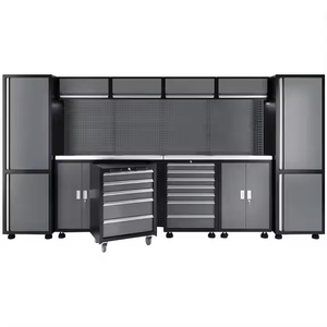 Armoire à outils industrielle robuste en acier avec tiroirs, chariot de rangement à roulettes pour entrepôt - Grande Vente - Product Image 2