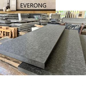 Flamed Brushed Mông Cổ Đen <span class=keywords><strong>basalt</strong></span> đá cầu thang bên ngoài bước giá thiết kế - Product Image 2