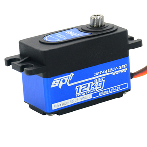 Servos Digitales SPT SPT4412LV SPT4412LV-320 de 12 KG con Engranajes Metálicos y Cuerpo Corto para Autos RC <span class=keywords><strong>1</strong></span>/<span class=keywords><strong>10</strong></span>, Carreras de Derrape, Mayores de 14 Años - Product Image 3