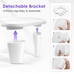 Nuevo Reposabrazos Profesional para Uñas, Estilo Ruso, Multifuncional, Inclinado, con Almohada Suave de Gel en Forma de Mariposa para Salón de Uñas - Product Image 6