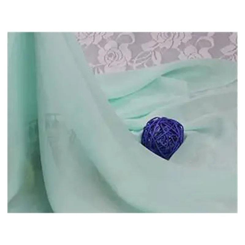 Factory direct sale 100% polyester 100D chiffon fabric for wedding dress Hanfu clothing silk chiffon stock textile plain chiffon