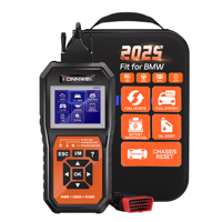Herramientas de Diagnóstico Automotriz Profesionales para Todos los Autos, Escáner Konnwei KW480, Escáner OBD2 de Sistema Completo para BMW con Reinicio de Aceite y EPB
