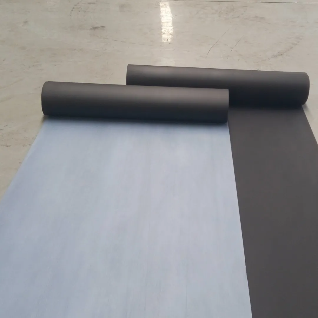 Precio de fabricación de China, materiales de membrana de techo impermeables EPDM negros para rollo de membrana impermeable para techos