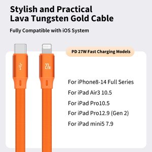 <span class=keywords><strong>สาย</strong></span><span class=keywords><strong>ชาร์จ</strong></span>แม่เหล็กแบบกำหนดเอง 27W PD <span class=keywords><strong>ชาร์จ</strong></span>เร็วสำหรับ iPhone 6-14 - Product Image 2