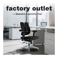 Chaise de bureau exécutive moderne en tissu avec design ergonomique, accoudoirs réglables en hauteur, base pivotante - Utilisation à domicile, bureau, hôtel, vente en gros