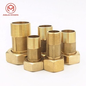 1/2 "-2" Đồng hồ nước kết nối đồng thau vườn Hose xoay khớp nối O-ring Doanh Chủ Đề Phụ kiện đường ống - Product Image 1