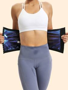 <span class=keywords><strong>Ceinture</strong></span> <span class=keywords><strong>de</strong></span> sport respirante pour <span class=keywords><strong>femme</strong></span>, sculptante et amincissante, pour l'exercice abdominal et la perte <span class=keywords><strong>de</strong></span> poids, avec effet sudation, logo - Product Image 4