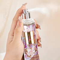 Brume corporelle parfumée romantique pour femme, senteur florale longue durée rose, lys et noix de coco, 250 ml