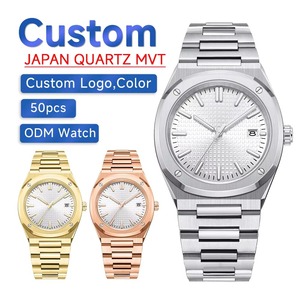 Relojes de Pulsera de Lujo para Hombre, de Acero Inoxidable de Alta Calidad, con Cuarzo Japonés, Fecha, Personalizados, Resistentes al Agua - Product Image 3
