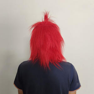 Masque en peluche de <span class=keywords><strong>cosplay</strong></span> de monstre rouge, masque en latex pour décoration de Noël, masque intégral pour la tête, masque rouge de <span class=keywords><strong>Grinch</strong></span> - Product Image 4