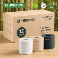Papel Higiénico HENRICH con Nombre de Marca Personalizado, Rollos Flexibles y Cajas de Exportación para Importadores Globales y Canales Mayoristas