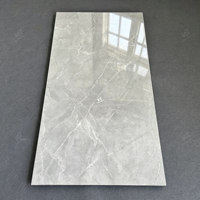 Carreaux de sol en porcelaine polie effet marbre gris brillant Kewent 24x48 600 X 1200mm, vente en gros 60x120