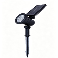 Lampu Taman Tenaga Surya 1.5W 5V IP65 Panel LED COB Kecil Baterai 18650 1.2Ah Daya Tahan 6-12 Jam Sensor 3500K untuk Taman/Rumput/Jalur