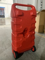 Réservoir de carburant en plastique, bateau de 53 litres pour réservoir d'essence Mobile, caddie de gaz de 14gal avec pompe
