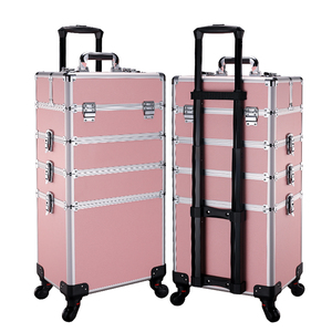 Pro <strong>Makeup</strong> Case <strong>on</strong> <strong>Wheels</strong> - Heavy Duty Rolling <strong>Makeup</strong> <strong>Trolley</strong> Box Storage Organizer for Cosmetic <strong>Makeup</strong> Beauty Hairdresser - Product Image 6