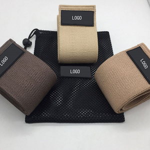 Bandes de Résistance Élastiques pour Hanches et Fessiers, Couleur Personnalisée Marron Nude, pour Exercices de Fitness - Product Image 4
