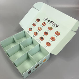Boîtes en papier de beauté de neige imprimées personnalisées pour la pâtisserie et <span class=keywords><strong>les</strong></span> emballages alimentaires de biscuits Matériau de qualité supérieure - Product Image 6