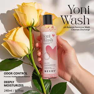 Etiqueta privada Yoni Wash Gel pH Balance Control Olor Eliminar Picazón Gel de lavado íntimo - Product Image 1