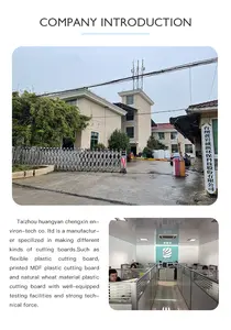 Chất Lượng Cao Giá Rẻ Vuông Bốn Kích Thước Chống Trượt Nhựa Thớt Với Xử Lý Công Cụ Nhà Bếp PP Nhựa Chặt Khối - Product Image 5