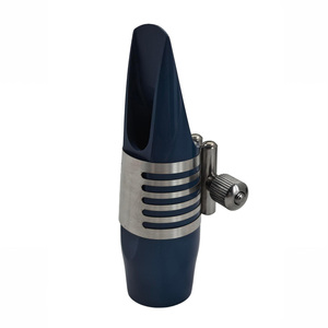 Boquilla para Saxofón Alto Eastern Music EMA45, Ebonita Azul, Goma Dura, Baffle Alto, para <span class=keywords><strong>Jazz</strong></span>, Rock, Funk, <span class=keywords><strong>Soul</strong></span>, con Tapa y Abrazadera, Tamaño 6 7 - Product Image 5