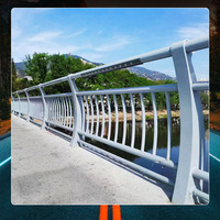 Barrera de Seguridad para Exteriores, Barandilla para Puentes, Galvanizada por Inmersión en Caliente/Recubierta con Pintura en Polvo, Tamaño Personalizado