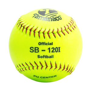 Bate De Sofbol Durable PU Core Softball Factory Ventas directas Pelotas De Sofbol Tamanaco 120i/120d Cuero y PVC Softballs - Product Image 2