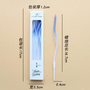 Bougies <span class=keywords><strong>d</strong></span>'<span class=keywords><strong>anniversaire</strong></span> en spirale couleur arc-en-ciel bon marché pour <span class=keywords><strong>d</strong></span>écoration de fête <span class=keywords><strong>d</strong></span>'enfants bougies <span class=keywords><strong>d</strong></span>'<span class=keywords><strong>anniversaire</strong></span> gâteau - Product Image 6