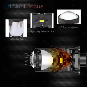 T2 Y6 Y7 Y8 Y9 automobile H4 LED projecteur phare LED ampoule projecteur H4 <span class=keywords><strong>Mini</strong></span> lentille - Product Image 5
