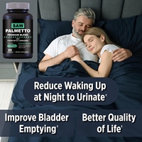 Capsules de Saw Palmetto OME avec Ashwagandha, graines de citrouille et ortie pour hommes et femmes – Favorise la santé de la prostate