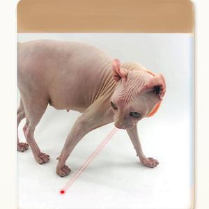 USB <b>Rechargeable</b> <b>LED</b>-<b>Light</b> Interactive Toys Smart Automatic Amusing Indoor Collar Pet Movement Interactive Toy - Product Image 4