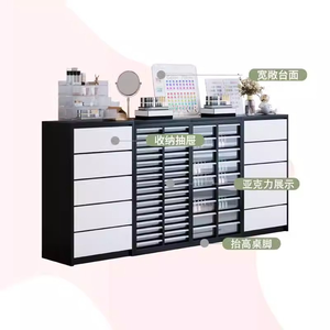 Gabinete de Exhibición para Salón de Uñas de Alta Gama en Oferta, Gabinete para Esmalte de Uñas, Gabinete de Almacenamiento para Pegamento de Uñas en Venta - Product Image 4