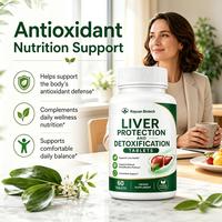 Comprimés de protection hépatique à base de plantes naturelles, sans OGM, sans arômes artificiels, pour le soutien du foie